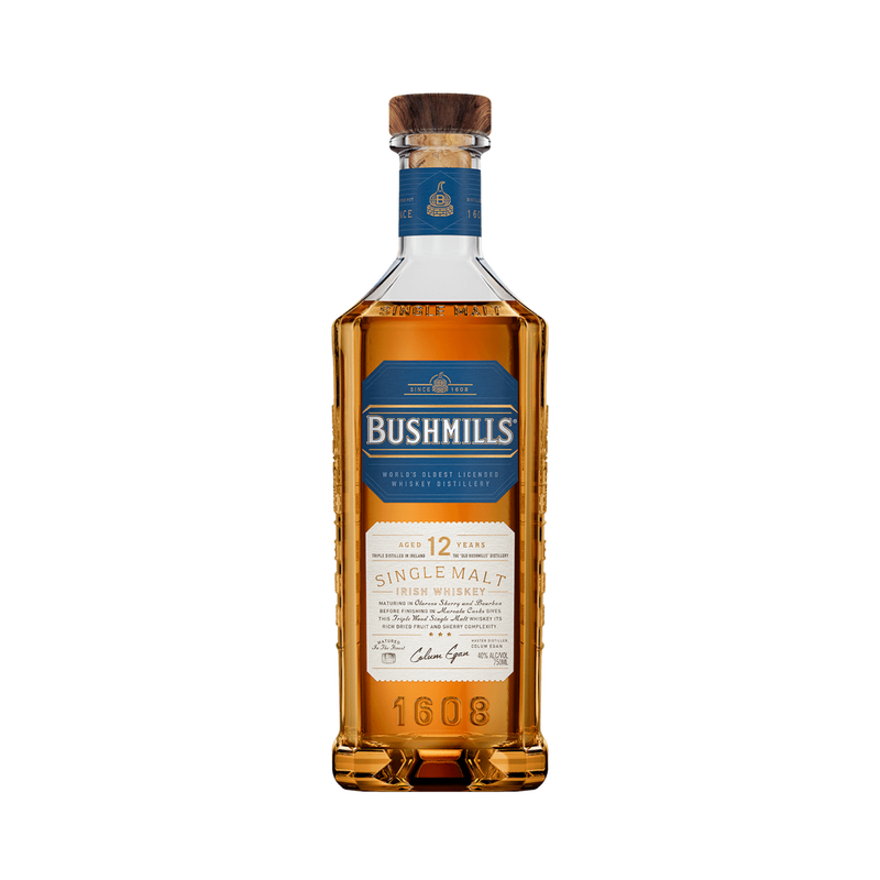 Bushmills 12 Year Irish Single Malt Whiskey