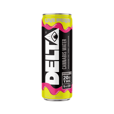 DELTA 20mg THC Pink Lemonade Cannabis Water