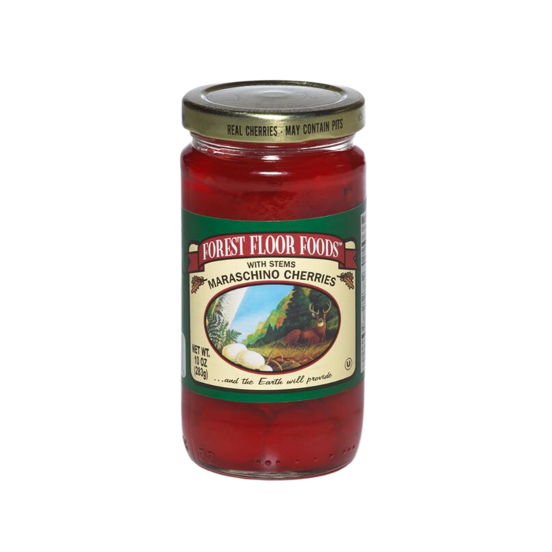 Forest Floor Foods Maraschino Cherries w/ Stems