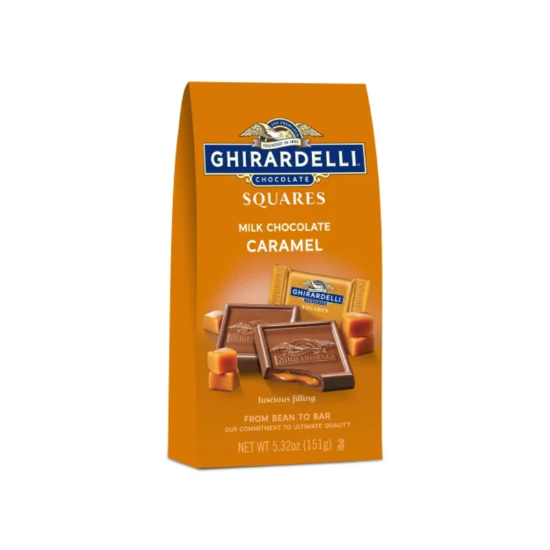 Ghirardelli Milk Chocolate Caramel Squares