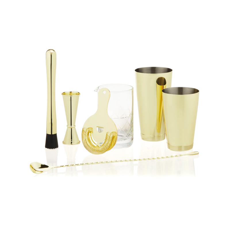 Gold 7- Piece Bar Essentials Set