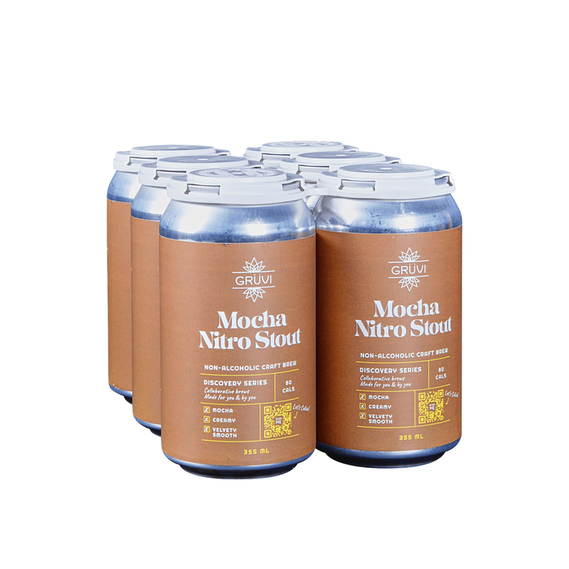 Gruvi Mocha Nitro Stout (Non-Alcoholic)