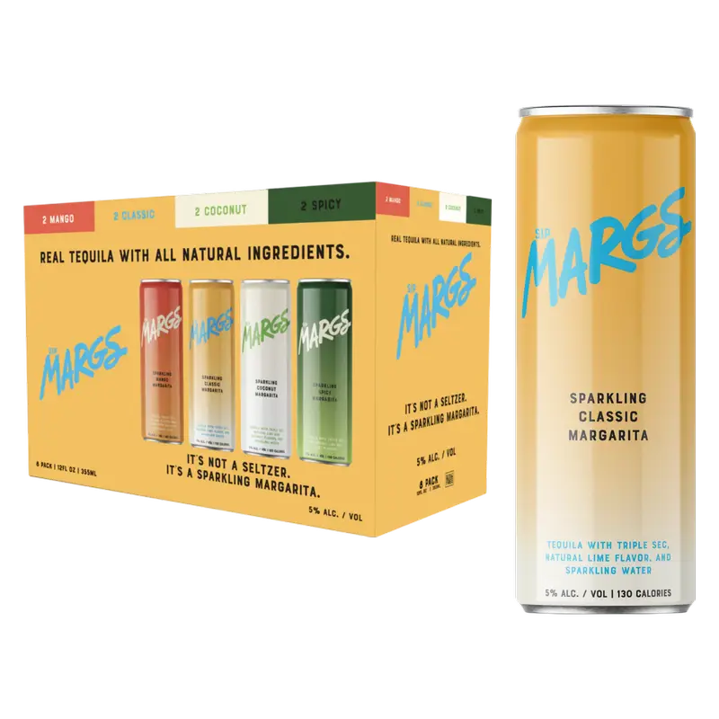 SipMARGS Sparkling Margarita Variety Pack
