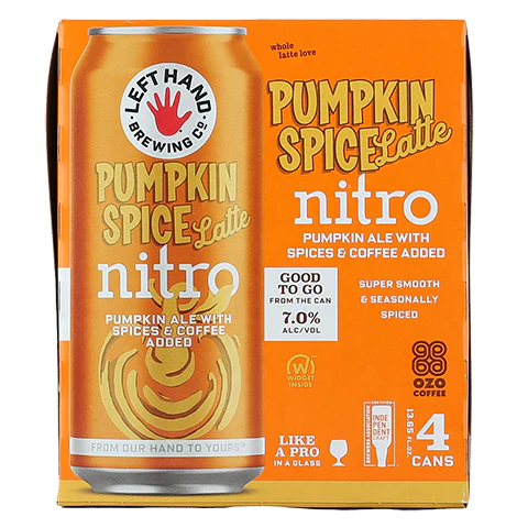 Left Hand Brewing Pumpkin Spice Latte NITRO Pumpkin Ale