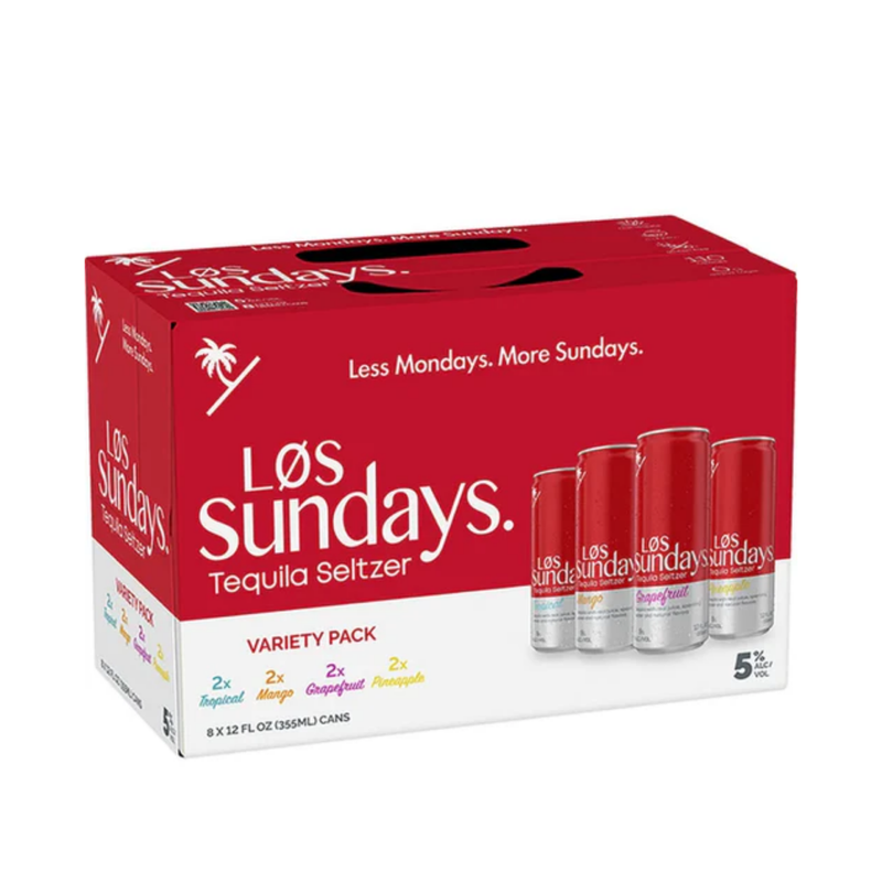 Los Sundays Tequila Seltzer Variety Pack