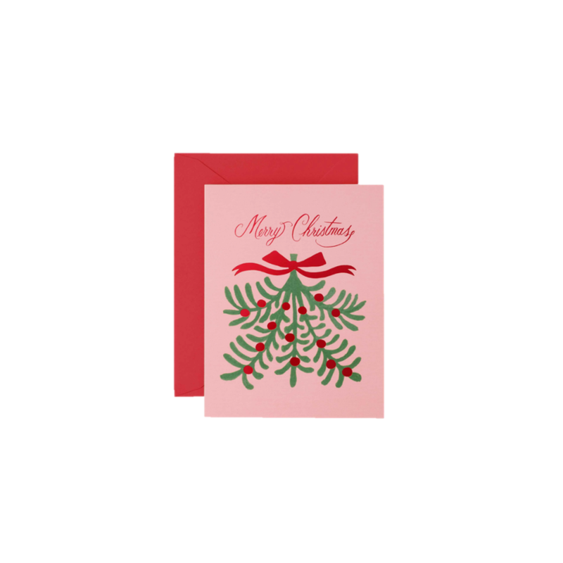 Mistletoe Christmas Card