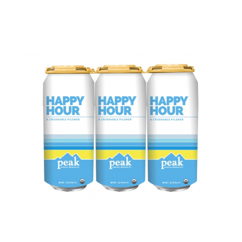 Peak Brewing Organic Happy Hour Pilsner