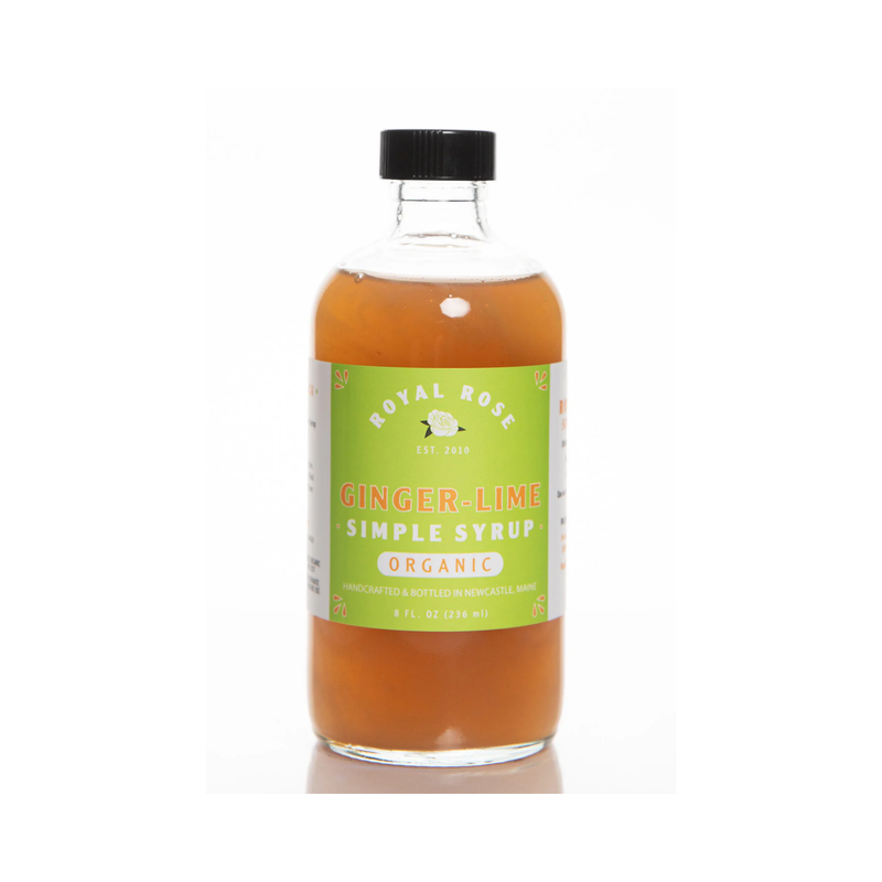 Royal Rose Ginger Lime Simple Syrup