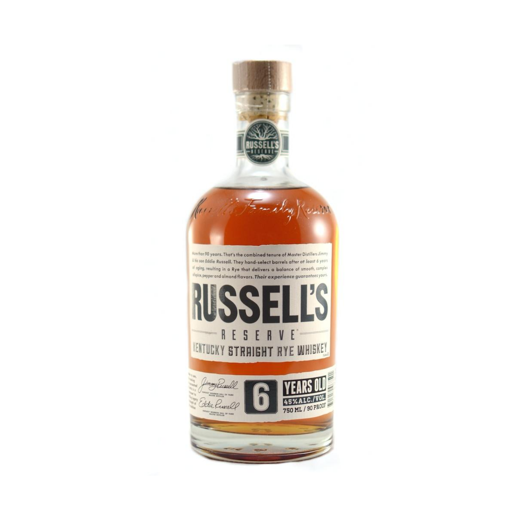 Russell's Reserve Rye Russell's Reserve 6 Year Straight Rye Whiskey – The Good Pour