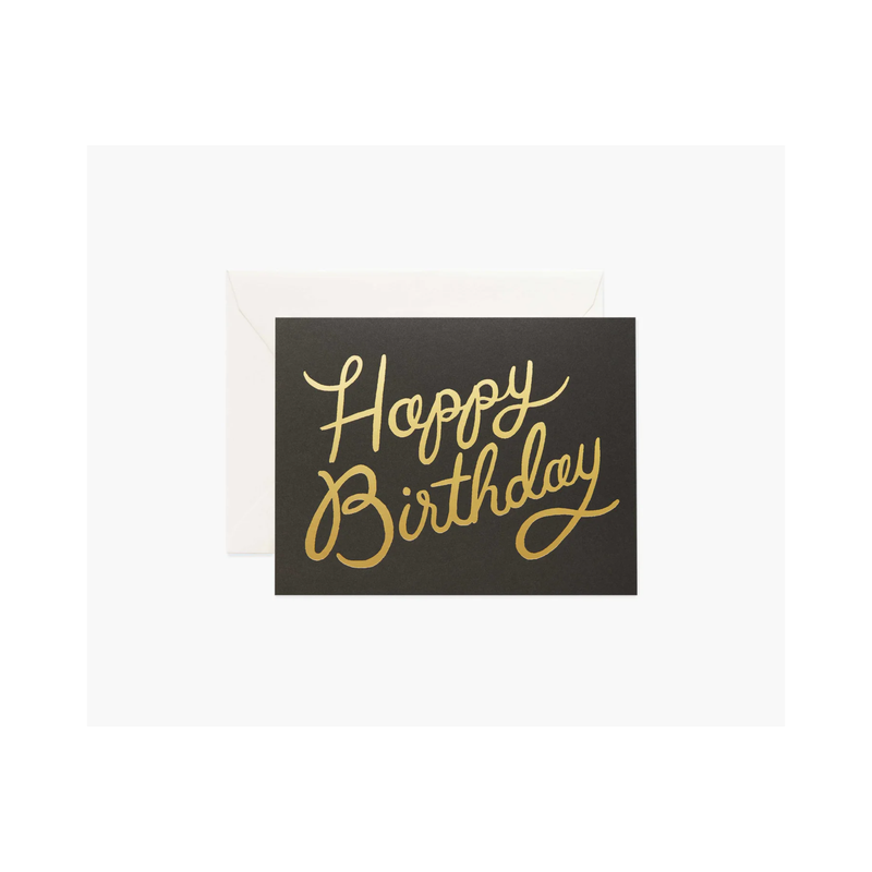 Shimmering Birthday Card