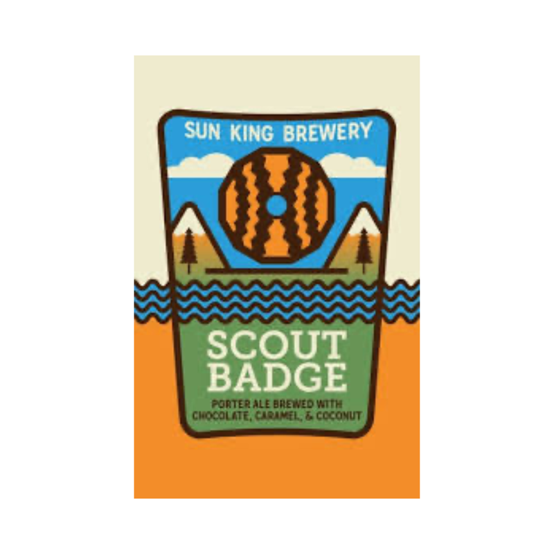 Sun King Scout Badge Porter