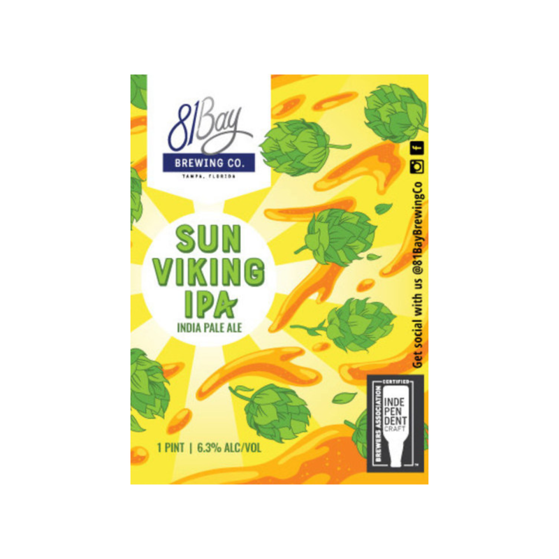 81 Bay Brewing Sun Viking IPA