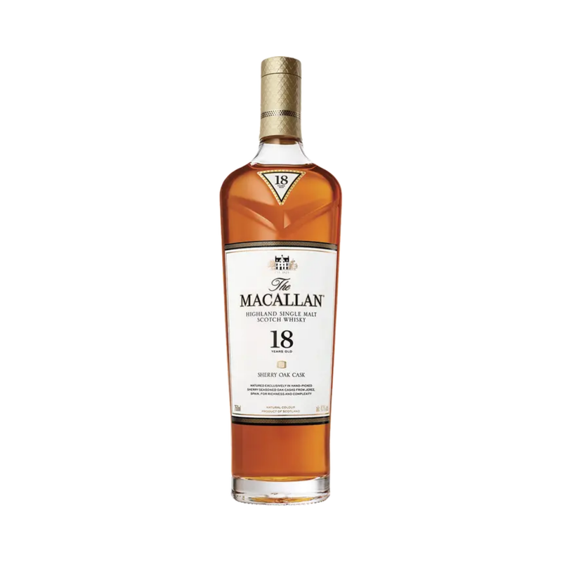 The Macallan 18 Year Sherry Oak Cask Single Malt Scotch