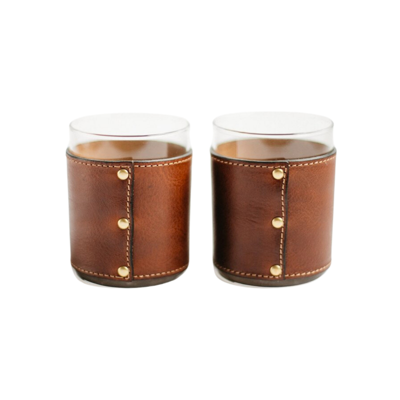 Tumbled Chestnut Rock Glasses