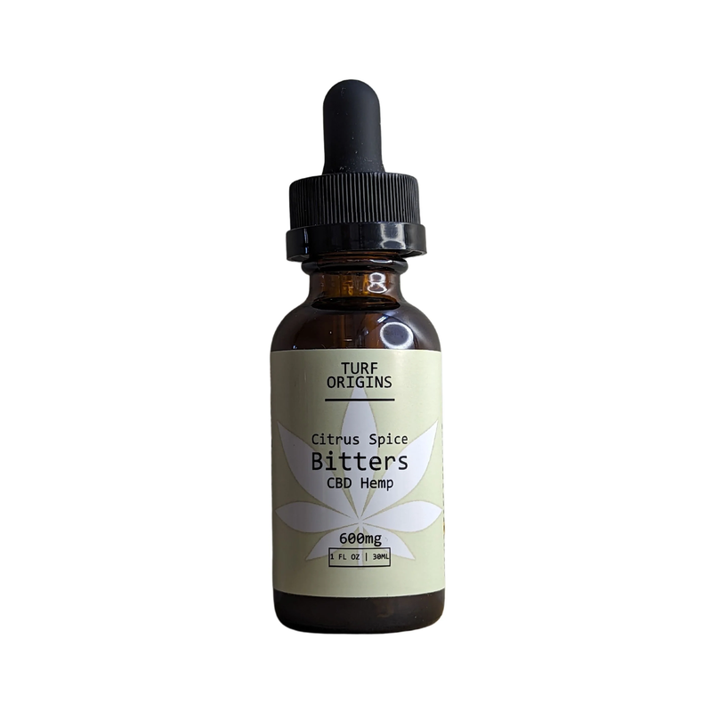 Turf Origins Citrus Spice CBD Hemp Bitters