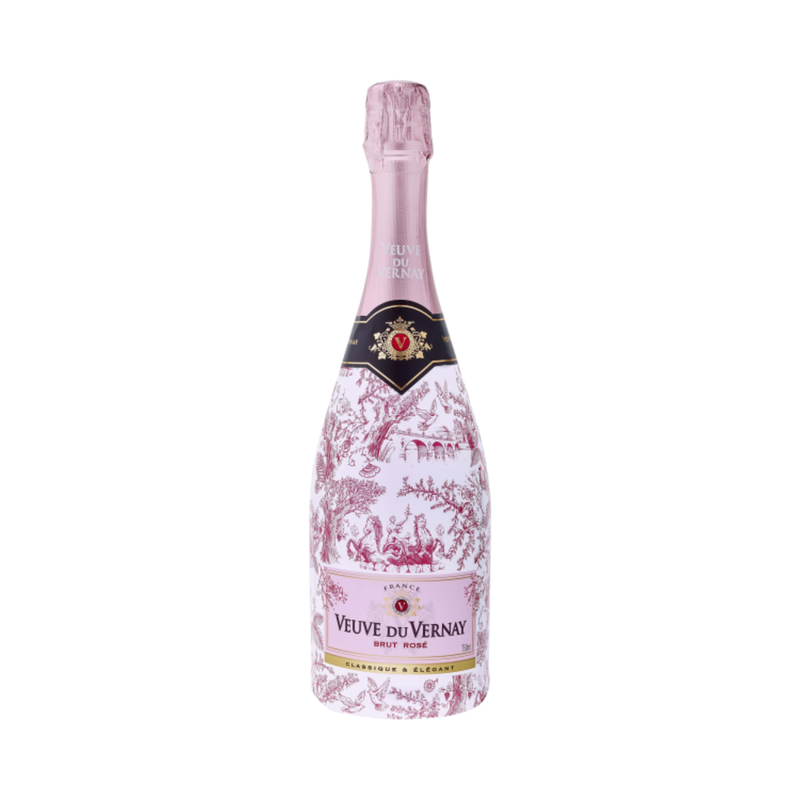 Veuve du Vernay Rosé Elegant Label