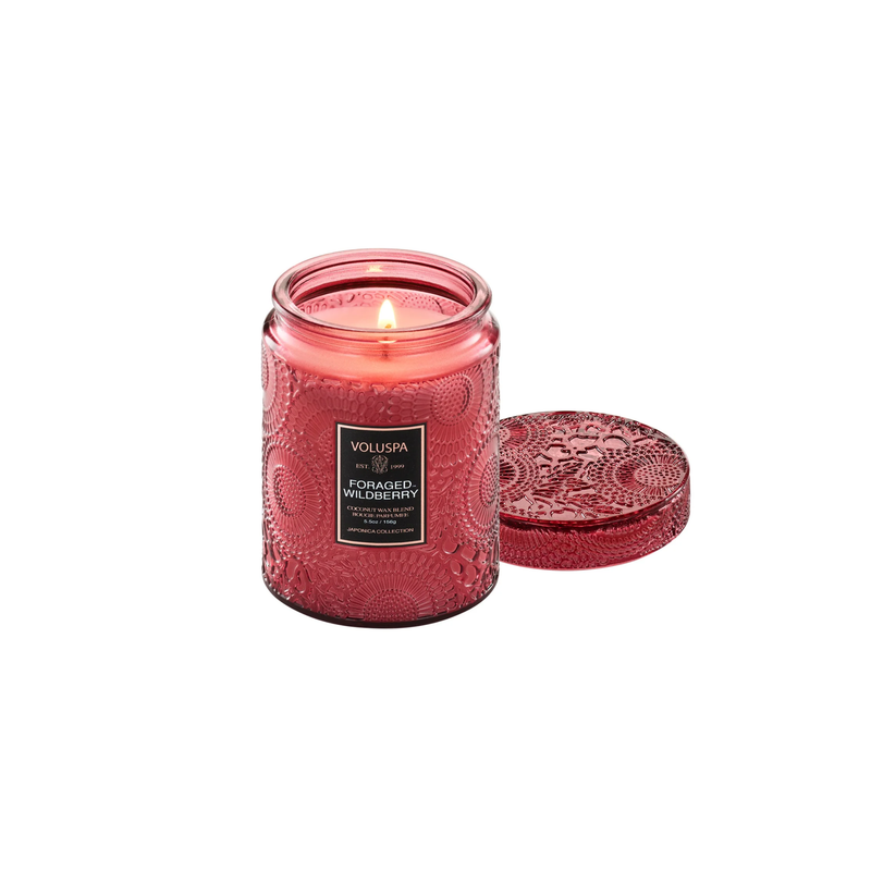 Voluspa "Foraged Wildberry" Small Jar Candle