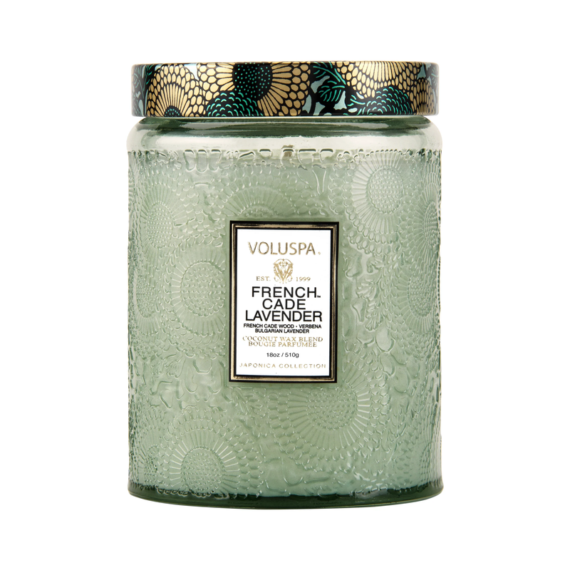 Voluspa "French Cade" Large Jar Candle