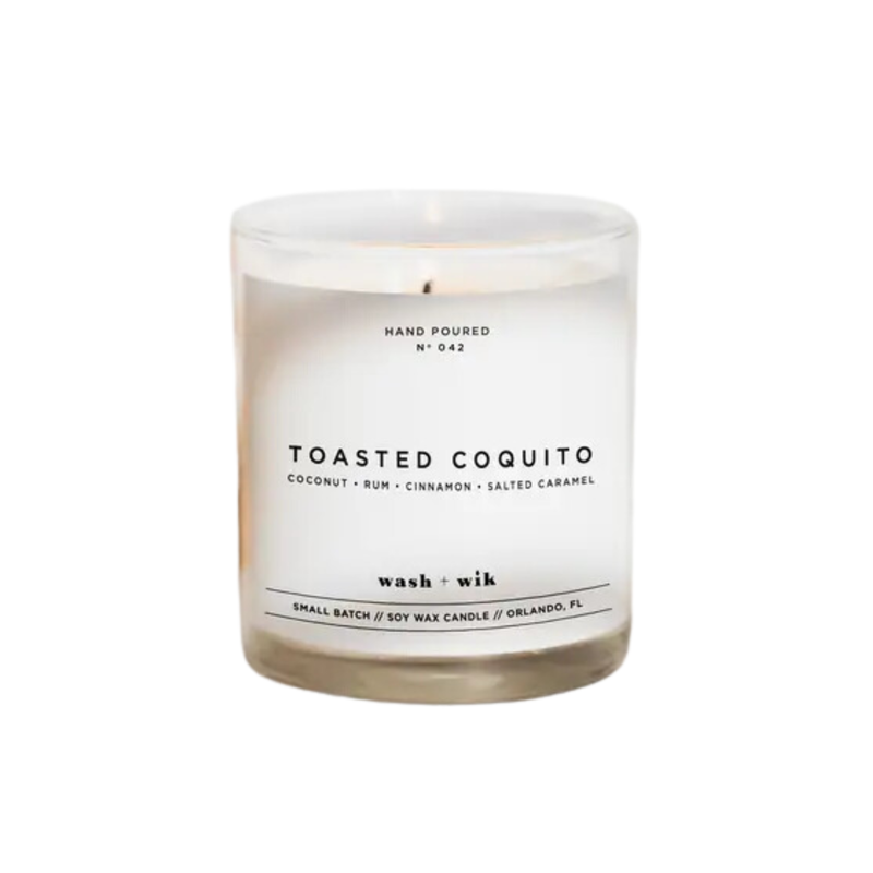 Wash & Wik Toasted Coquito Candle