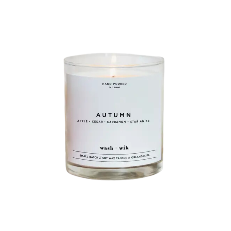 Wash & Wik Autumn Candle