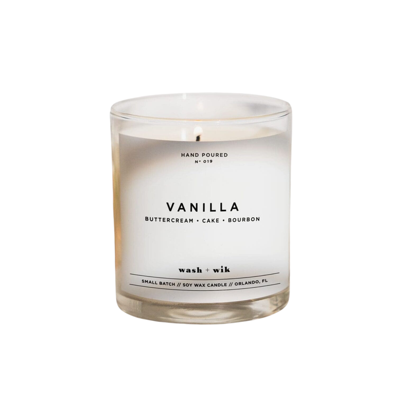 Wash & Wik Vanilla Candle