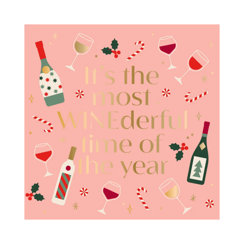 “Winederful” Cocktail Napkin