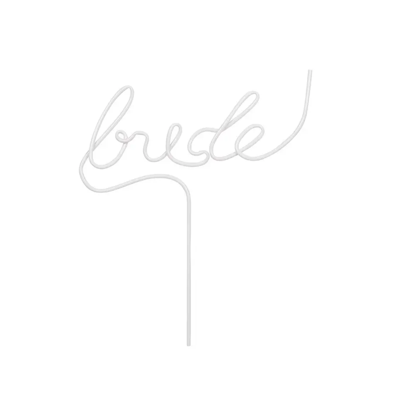 "Bride" Word Straw