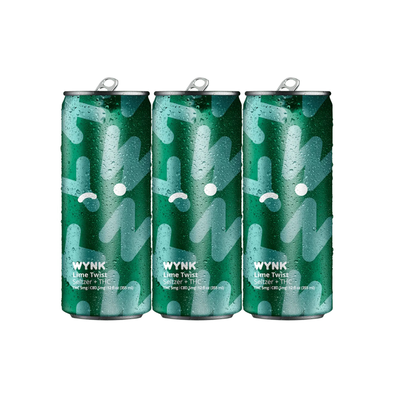 WYNK 5mg THC Lime Twist Cannabis Seltzer